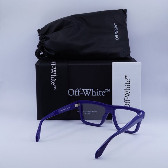 Off-White OERJ07H STYLE 7H 4500 Eyeglasses Blue Square 55mm Frame - Picture 10 of 10
